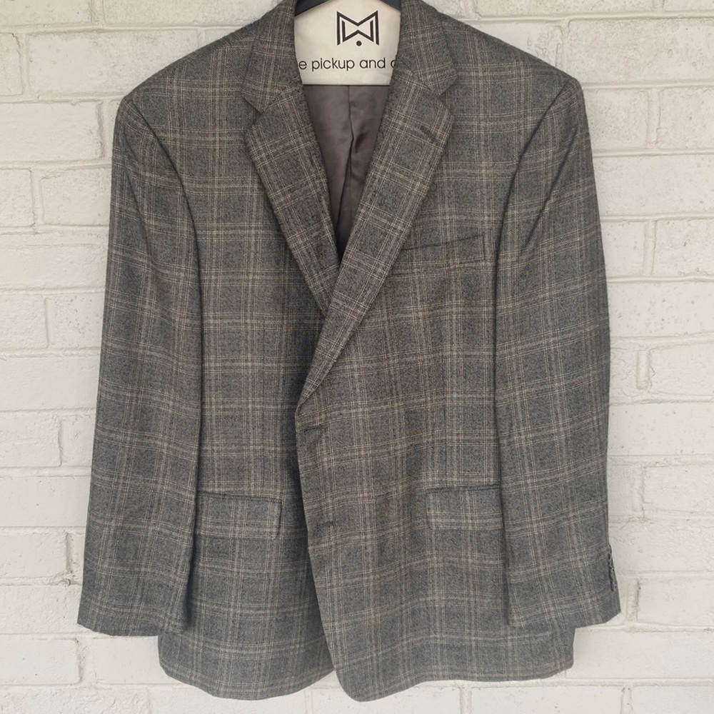 Hart Schaffner Marx Loro Piana Gold Trumpeter Cashmere Blazer Sport Coat 50R